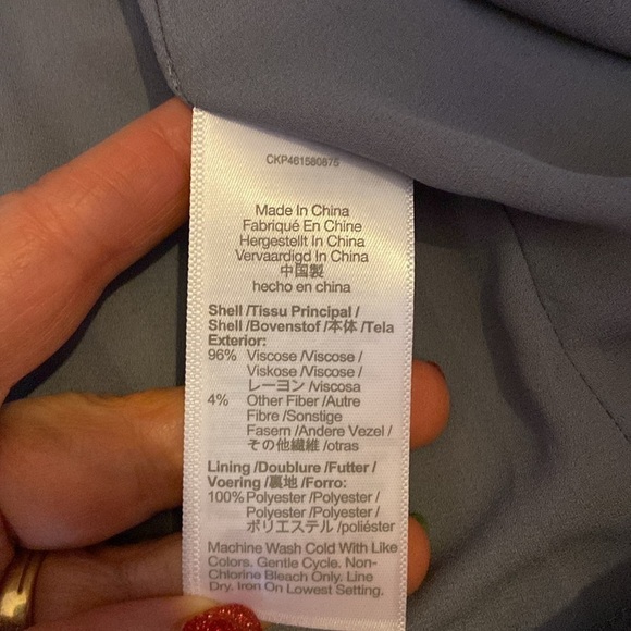 NWT Madewell Tie Back Button Front Midi Dress in size 4 - Picture 10 of 10